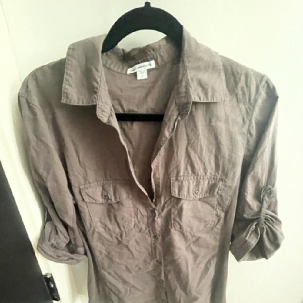 James Perse Button Down, size 4